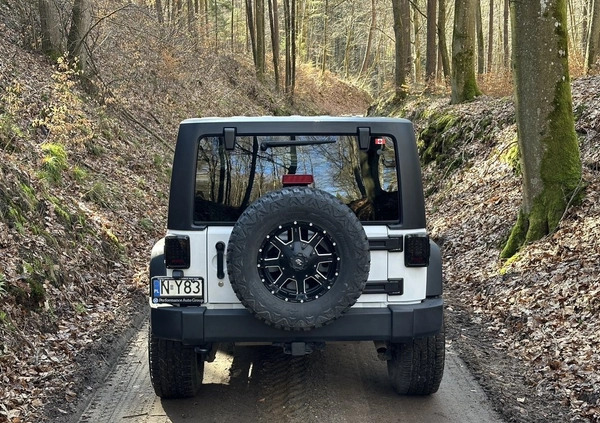 Jeep Wrangler cena 151900 przebieg: 87191, rok produkcji 2018 z Miłakowo małe 121